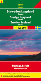 Szwecja cz.6 Lapland-Kiruna mapa 1:400 000 Freytag  Berndt