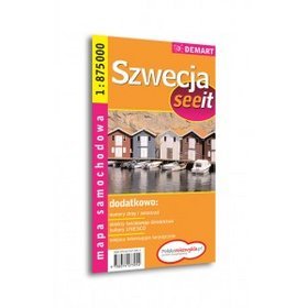 Szwecja see  it - mapa samochodowa (skala 1:875 000)