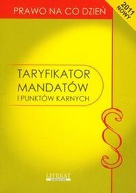 Taryfikator mandatów i punktów karnych