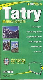 Tatry 1 : 27 000 mapa turystyczna - papierowa