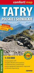 Tatry Polskie i Słowackie mapa turystyczna 1:55 000