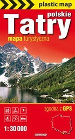 Tatry Polskie mapa foliowana 1:30 000