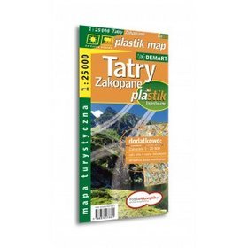 Tatry, Zakopane - mapa turystyczna laminowana (skala 1:20 000)