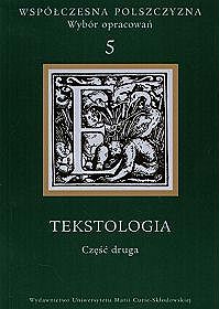 Tekstologia część druga