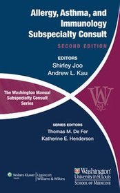 The Washington Manual of Allergy, Asthma, and Immunology Subspecialty Consult