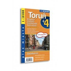 Toruń plus 4 plan miasta 1:18 000