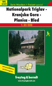 Triglav Planica Park Narodowy mapa 1:35 000 Freytag  Berndt