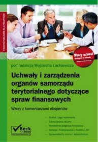 Uchwały i zarządzenia organów samorządu terytorialnego dotyczące spraw finansowych