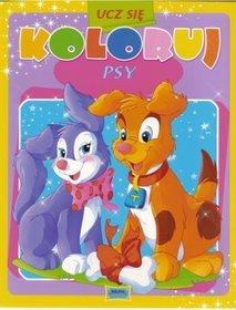 Ucz się koloruj - Psy