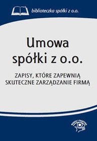 Umowa spółki z o.o.