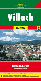 Villach mapa 1:20 000 Freytag  Berndt
