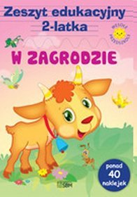 Zeszyt edukacyjny 2-latka W zagrodzie