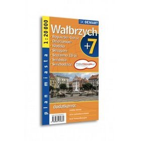 Wałbrzych - plan miasta (skala 1:20 000)