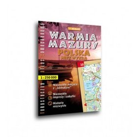 Warmia i Mazury - turystyczny atlas samochodowy (skala 1:250 000)