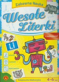 Wesołe literki z naklejkami