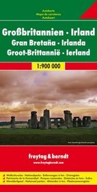 Wielka Brytania Irlandia mapa 1:900 000 Freytag  Berndt