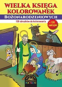 Wielka księga kolorowanek bożonarodzeniowych +naklejki