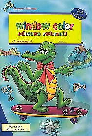 Window color odlotowe zwierzaki z 2 szablonami