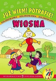 Wiosna. Kolorowanka dla dzieci 3-6 lat