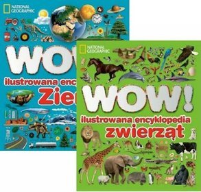 WOW Ilustrowana encyklopedia zwierzat / Ilustrowana encyklopedia Ziemi - pakiet