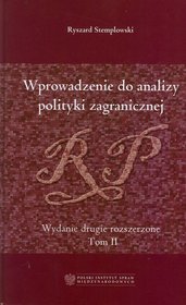 Wprowadzenie do analizy polityki zagranicznej