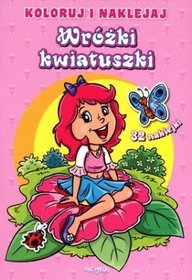 Wróżki kwiatuszki koloruj i naklejaj