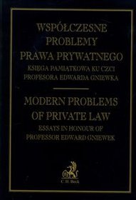 Współczesne problemy prawa prywatnego