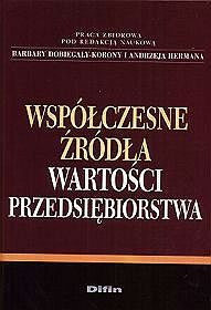 Współczesne źródła wartości przedsiębiorstwa