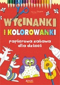 WYCINANKI I KOLOROWANKI PAPIEROWA ZABAWA DLA DZIECI