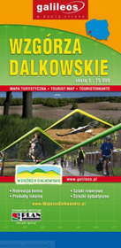 Wzgórza Dalkowskie mapa 1:75 000 Plan