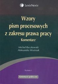 Wzory pism procesowych z zakresu prawa pracy