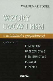 Wzory umów i pism w działalności gospodarczej z płytą CD