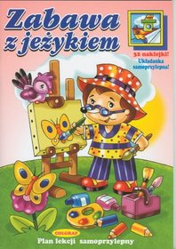 Zabawa z jeżykiem. Książka z naklejkami