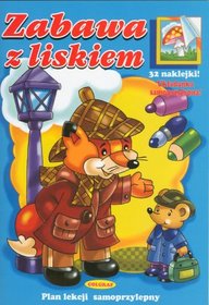 Zabawa z liskiem. Książeczka z naklejkami