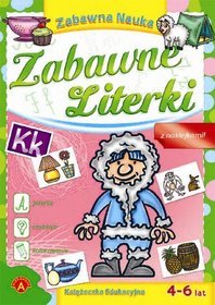 Zabawne literki z naklejkami