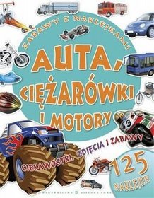 Auta ciężarówki i motory Zabawy z naklejkami