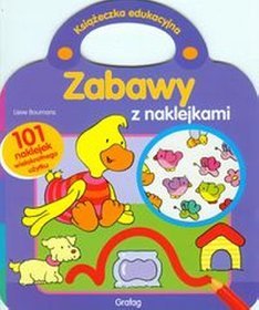 Zabawy z naklejkami. Książeczka edukacyjna