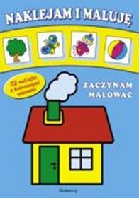 Zaczynam malować. Naklejam i maluję