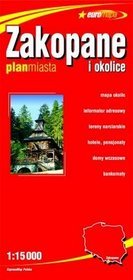 Zakopane i okolice plan miasta 1:15 000