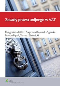 Zasady prawa unijnego w VAT