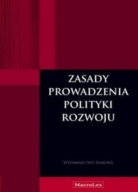 Zasady prowadzenia polityki rozwoju