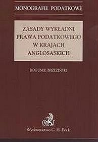 Zasady wykładni prawa podatkowego w krajach anglosaskich