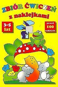 Zbiór ćwiczeń z naklejkami dla dzieci 3-5 lat