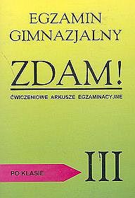 Zdam! Egzamin gimnazjalny, klasa 3