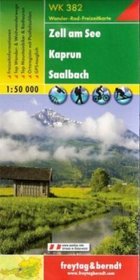 Zell am See Kaprun Saalbach mapa 1:50 000 TU FB