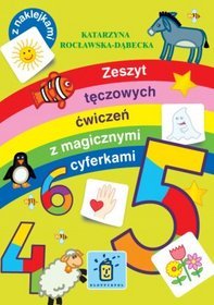 Zeszyt tęczowych ćwiczeń z magicznymi cyferkami