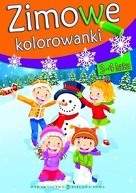 Zimowe kolorowanki 3-4