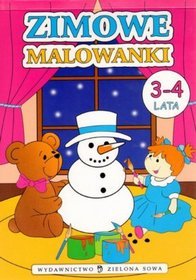 Zimowe malowanki 3-4 lata