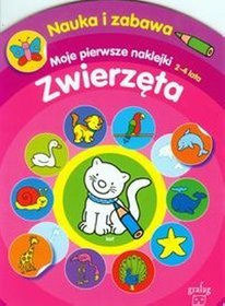 Zwierzęta Moje pierwsze naklejki 2-4 lata