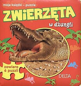 Zwierzęta w dżungli. Moje książki - puzzle